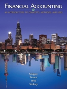 Financial Accounting: An Introduction to Concepts, Methods and Uses 14th Edition by Clyde P Stickney, Jennifer Francis, Katherine Schipper, Roman L Weil
