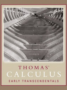 Thomas' Calculus: Early Transcendentals Part One (Single Variable ...