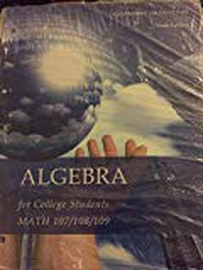 Algebra for College Students Math 107/108/109 10th Edition by Jerome E. Kaufmann