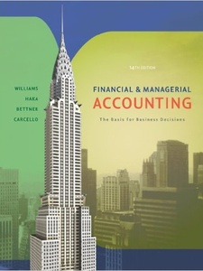 Financial And Managerial Accounting - 14th Edition - Solutions And ...