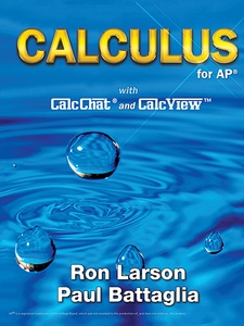 Calculus for AP 1st Edition by Paul Battaglia, Ron Larson