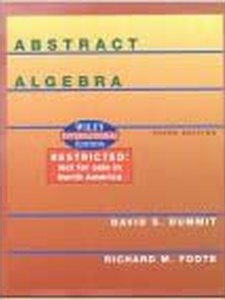 Abstract Algebra - 3rd Edition - Solutions And Answers | Quizlet