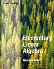 Slader Elementary Linear Algebra 9th Edition 60+ Pages Summary [2.1mb] - Updated 