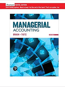 Managerial Accounting - 6th Edition - Solutions And Answers | Quizlet