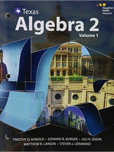 Texas Algebra 2, Volume 1 - 1st Edition - Solutions and Answers | Quizlet