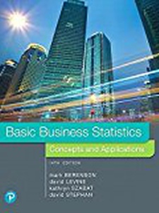 Basic Business Statistics: Concepts and Applications 14th Edition by David F. Stephan, David M. Levine, Kathryn A. Szabat, Mark Berenson