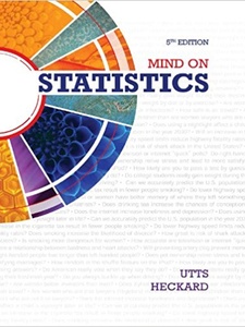 Mind on Statistics 5th Edition by Jessica M. Utts, Robert F. Heckard