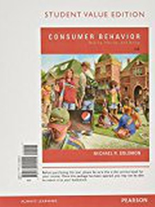 Consumer Behavior: Buying, Having, And Being - 9780134130255 - Exercise ...