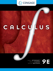 Calculus 9th Edition by Daniel K. Clegg, James Stewart, Saleem Watson