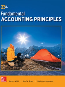 Fundamental Accounting Principles - 23rd Edition - Solutions And ...