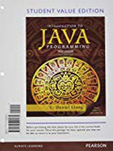 Intro To Java Programming, Brief Version - 10th Edition - Solutions And ...