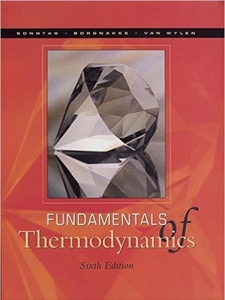 Fundamentals of Thermodynamics 6th Edition by Claus Borgnakke, Gordon J. Van Wylen, Richard E. Sonntag