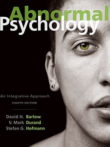 Abnormal Psychology 8th Edition by David Barlow, Stefan Hofmann, V Durand