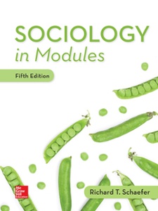 Sociology In Modules - 5th Edition - Solutions And Answers | Quizlet