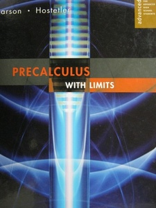 Precalculus With Limits - 1st Edition - Solutions And Answers | Quizlet