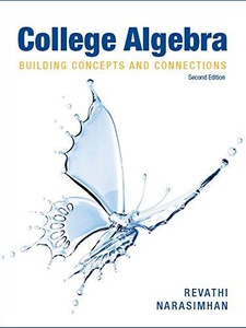 College Algebra : Building Concepts And Connections - 2nd Edition ...