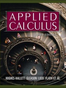 Applied Calculus 3rd Edition by Flath, Gleason, Hughes-Hallett, Lock