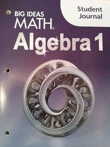 Big Ideas Math: Algebra 1 Student Journal 1st Edition by HOUGHTON MIFFLIN HARCOURT