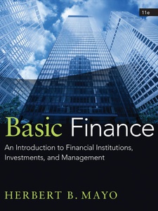 Basic Finance - 11th Edition - Solutions And Answers | Quizlet