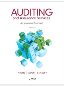 Auditing and Assurance Services 14th Edition by Alvin A Arens, Mark S Beasley, Randal J Elder