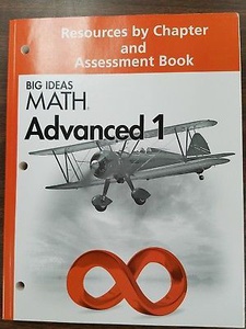 Big Ideas Math Blue And Advanced 1 Blue Assessment Book Blue Resources By Chapter Advanced 2 Resources By Chapter And Assessment Book Bundle 9781680338904 Solutions And Answers Quizlet