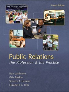 Public Relations - 4th Edition - Solutions and Answers | Quizlet