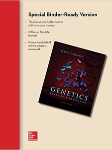 Genetics: Analysis And Principles - 9780077969523 - Exercise 23 | Quizlet