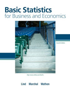 Basic Statistics For Business And Economics - 7th Edition - Solutions ...