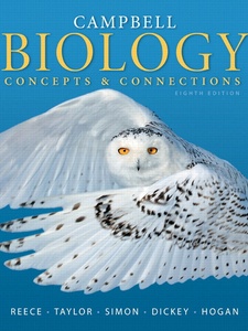 Free Solutions For Campbell Biology: Concepts And Connections | Quizlet