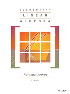Elementary Linear Algebra 11th Edition by Howard Anton