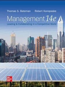 Management: Leading and Collaborating in a Competitive World 14th Edition by Robert Konopaske, Thomas Bateman