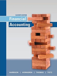 Financial Accounting 11th Edition by Charles T. Horngren, C William Thomas, Walter T. Harrison Jr., Wendy M Tietz