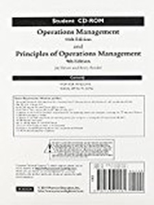 Operations Management - 9780133401561 - Exercise 9b | Quizlet