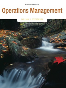 Operations Management 11th Edition by William Stevenson