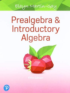 Free Solutions For Prealgebra And Introductory Algebra 5th Edition ...