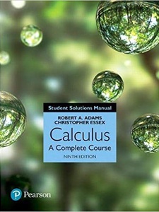 Calculus: A Complete Course - 9780134491073 - Exercise 3 | Quizlet