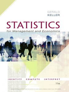 Statistics For Management And Economics - 11th Edition - Solutions And ...