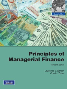 Principles Of Managerial Finance - 13th Edition - Solutions And Answers ...