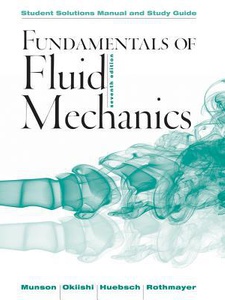 Fundamentals of Fluid Mechanics - 7th Edition - Solutions and Answers ...