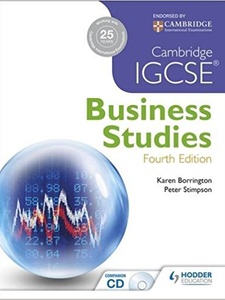 Cambridge IGCSE Business Studies 4th Edition by Karen Borrington, Peter Stimpson