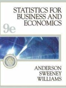 Statistics For Business And Economics - 9788131502884 - Exercise 28 ...