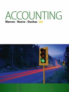 Accounting: A Systems Approach 26th Edition by Carl S Warren, James M Reeve, Jonathan E. Duchac