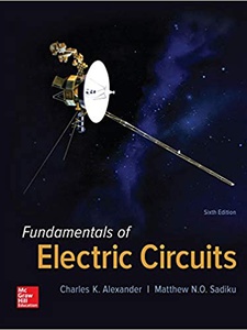 Fundamentals of Electric Circuits 6th Edition by Charles Alexander, Matthew Sadiku