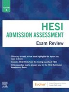Admission Assessment Exam Review 5th Edition by HESI