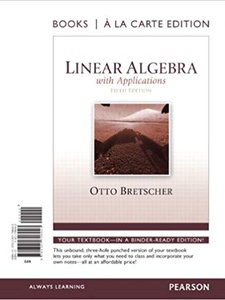 Linear Algebra With Applications - 5th Edition - Solutions And Answers ...