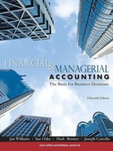 Financial And Managerial Accounting - 15th Edition - Solutions And ...