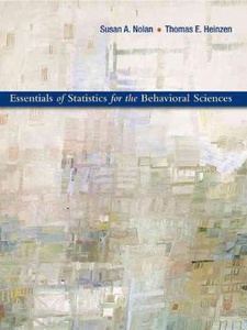 Essentials Of Statistics For The Behavioral Sciences - 1st Edition ...