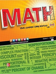 Glencoe MATH Course 2, Volume 1 1st Edition by McGraw-Hill