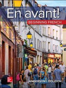 En avant! Beginning French 3rd Edition by Annabelle Dolidon, Bruce Anderson