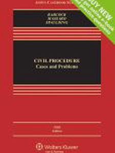 Civil Procedure Cases And Problems - 9th Edition - Solutions And ...